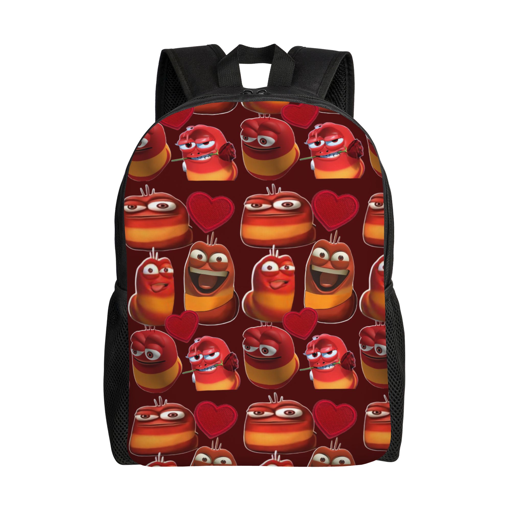 School Backpack Teen - Mochila Larva Yellow Larva Red, mochilas