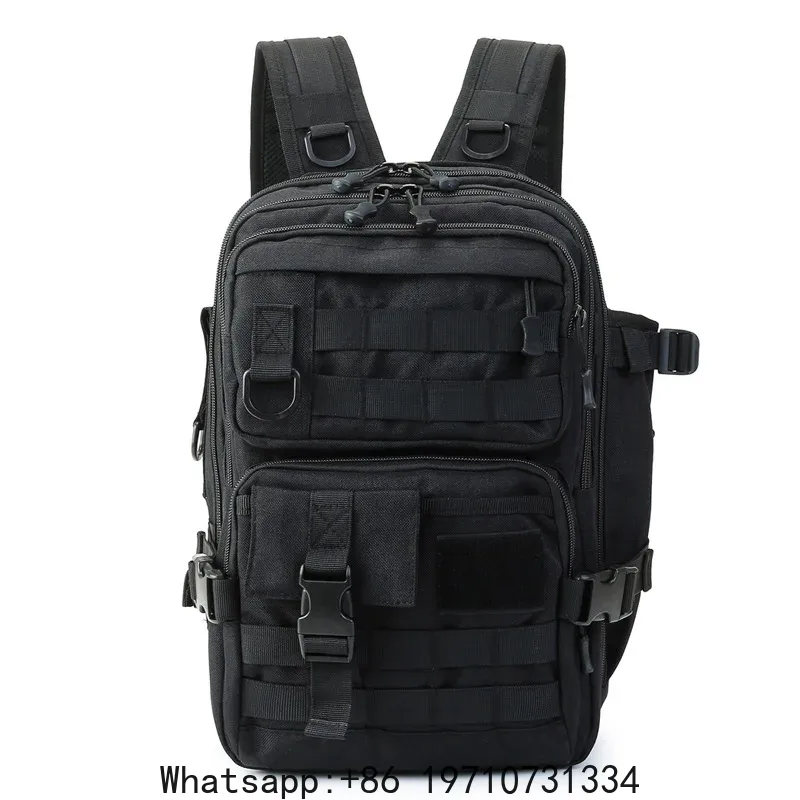 Sling Backpack Shoulder - Mochila Impermeável 1000D para Armazenamento de