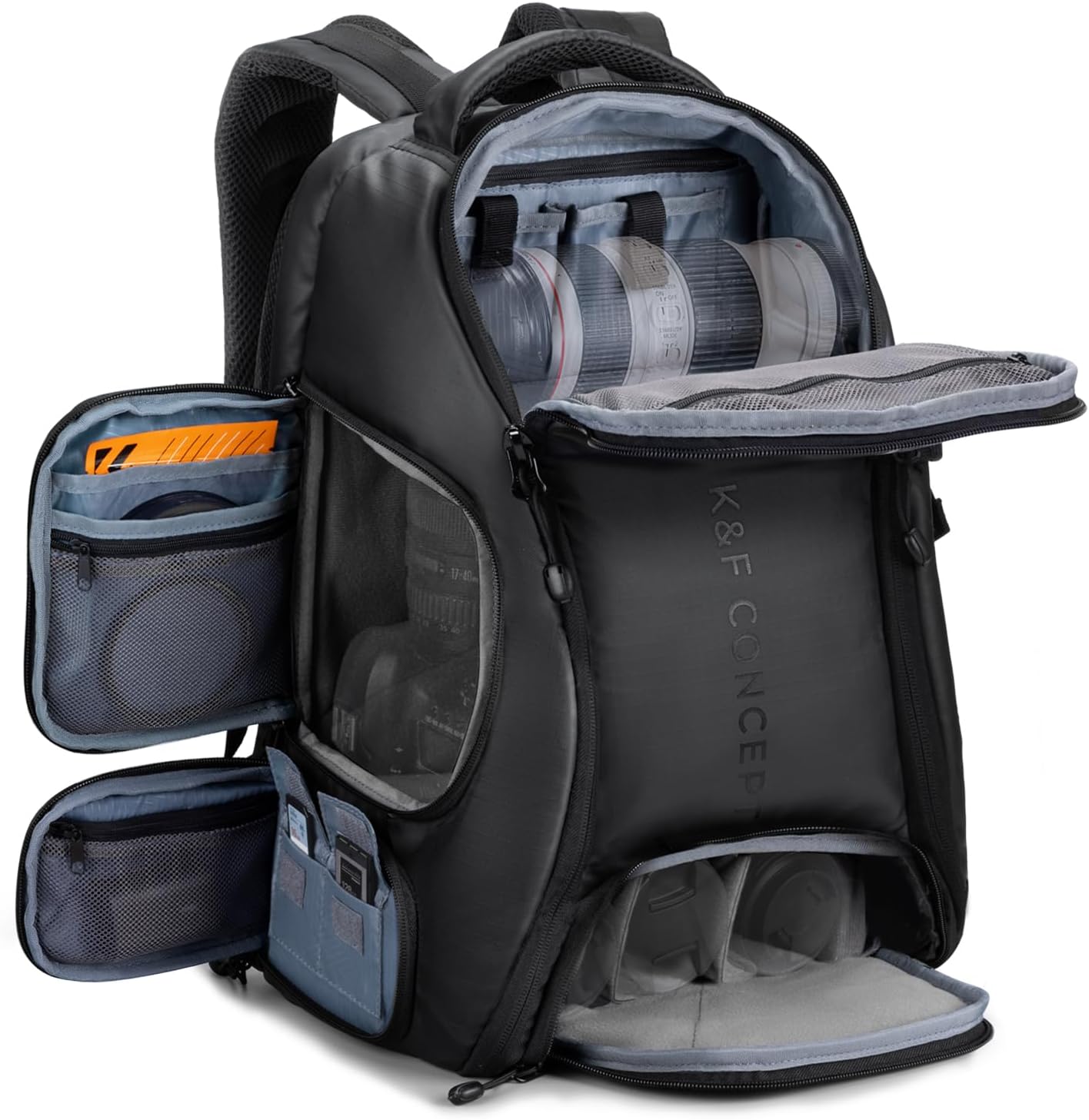 Laptop Backpack 15.6 - Mochila para Câmera K&F CONCEPT, Bolsa