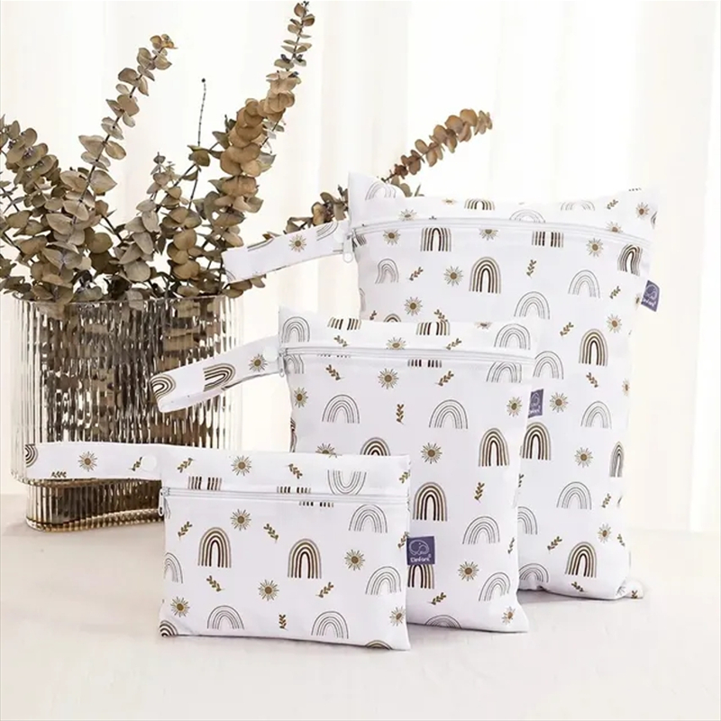 Backpack Diaper Bag - 3 pçs saco de cosméticos de