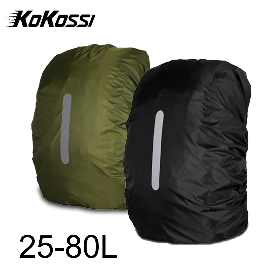 Rain Cover Backpack - Kokossi 1 pçs 25-80l mochila capa