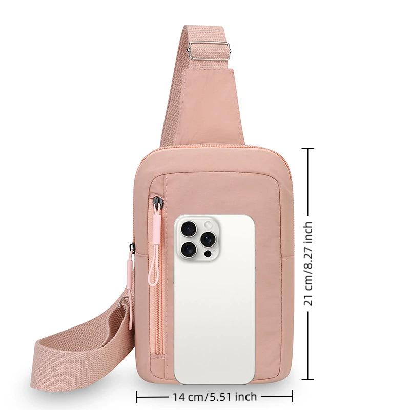 Sling Backpack Shoulder - Mini Bolsa Transversal Estilosa, Mochila de