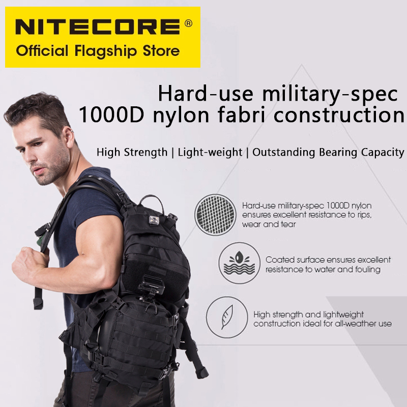 Nitecore bp20 20l mochila de v - Rucksack Military Style avaliação e preço