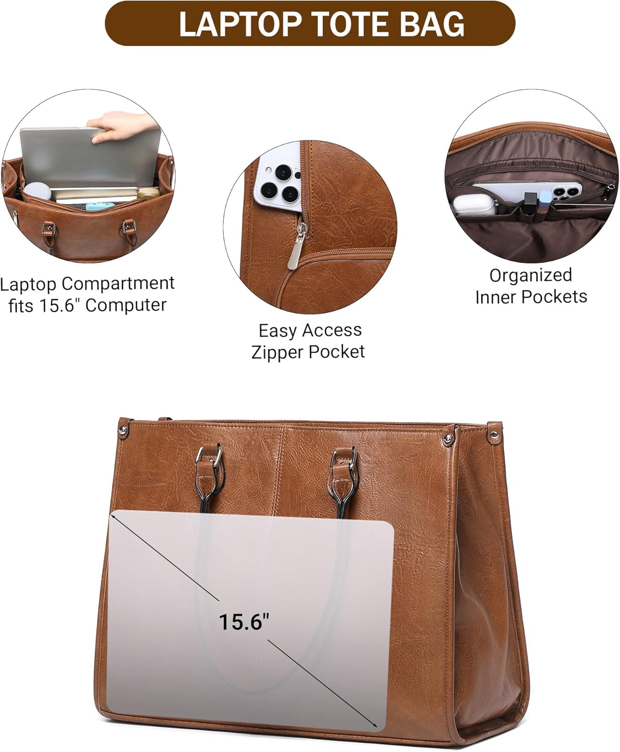 Bolsa Tote 2 em 1 para Laptop  - Laptop Backpack 15.6 avaliação e preço