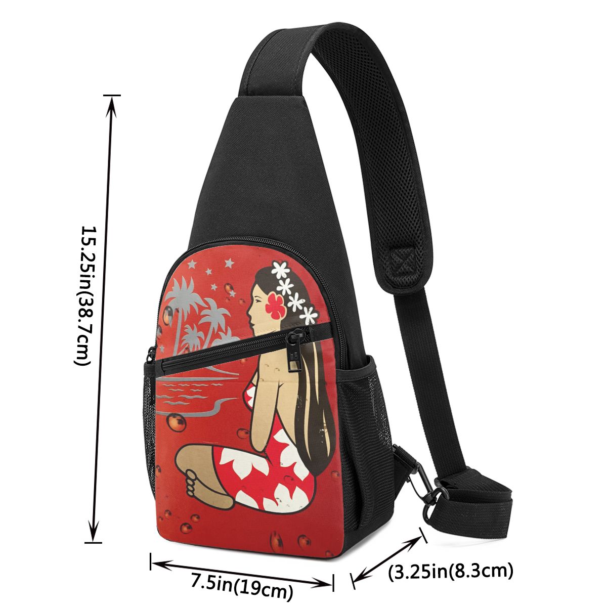Bolsa de peito Hinano Tahiti p - Sling Backpack Shoulder avaliação e preço