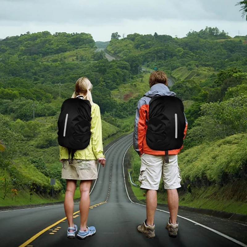 Mochila reflexiva à prova d'ág - Rain Cover Backpack avaliação e preço