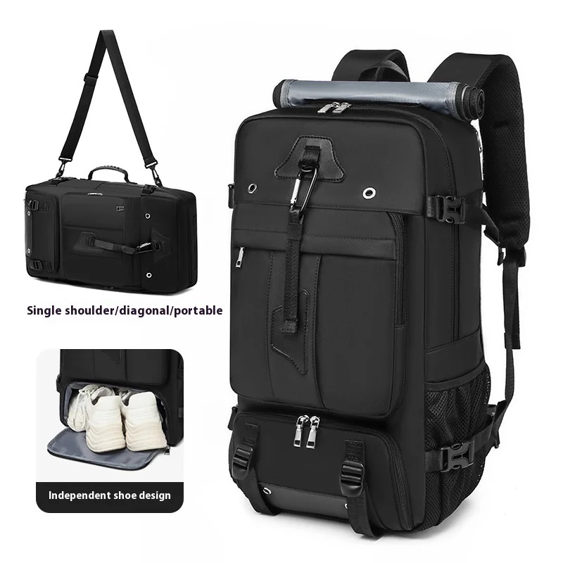 55L saco de viagem de grande c - Laptop Backpack 15.6 avaliação e preço