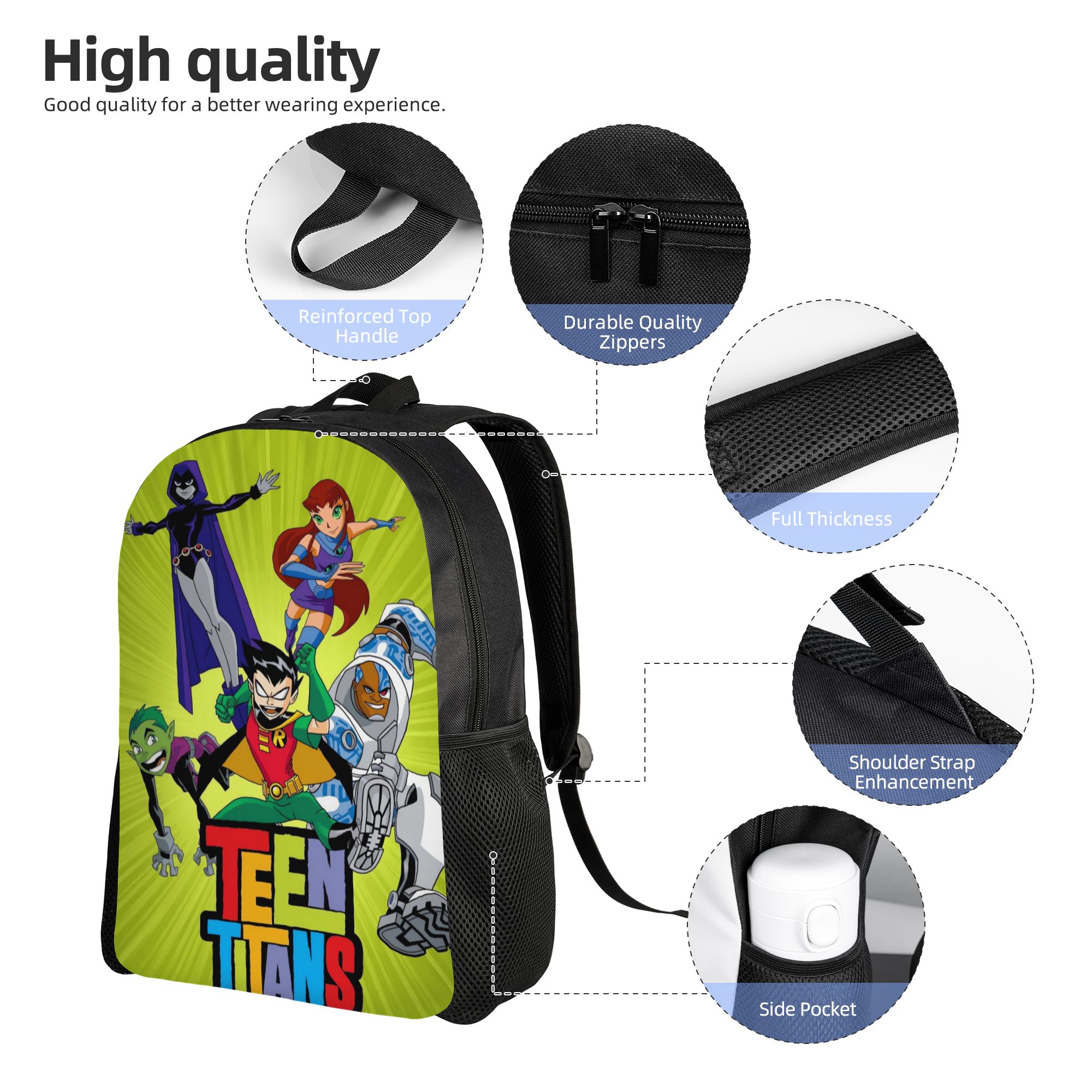 Mochila Teen Titans Go Raven's - School Backpack Teen avaliação e preço