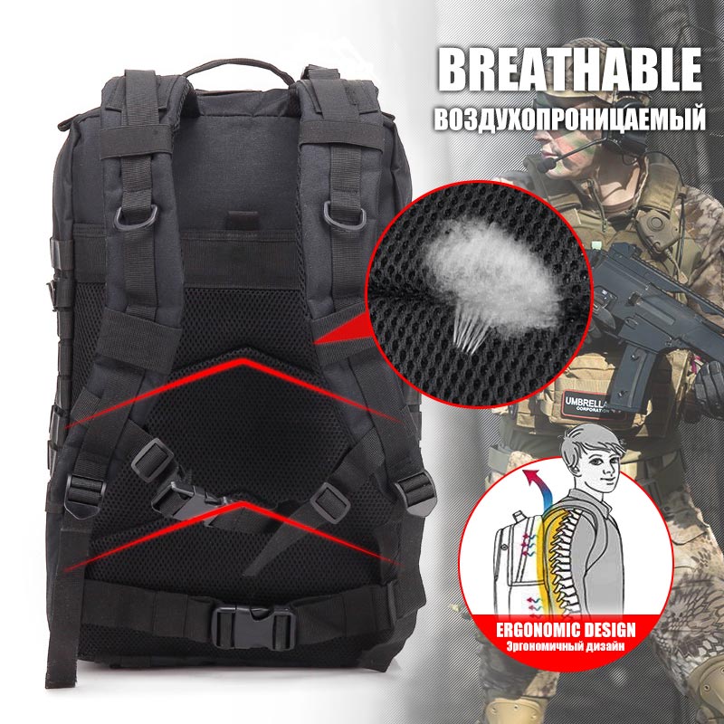 Mochila tática militar aa 60l, - Urban Backpack Tactical avaliação e preço