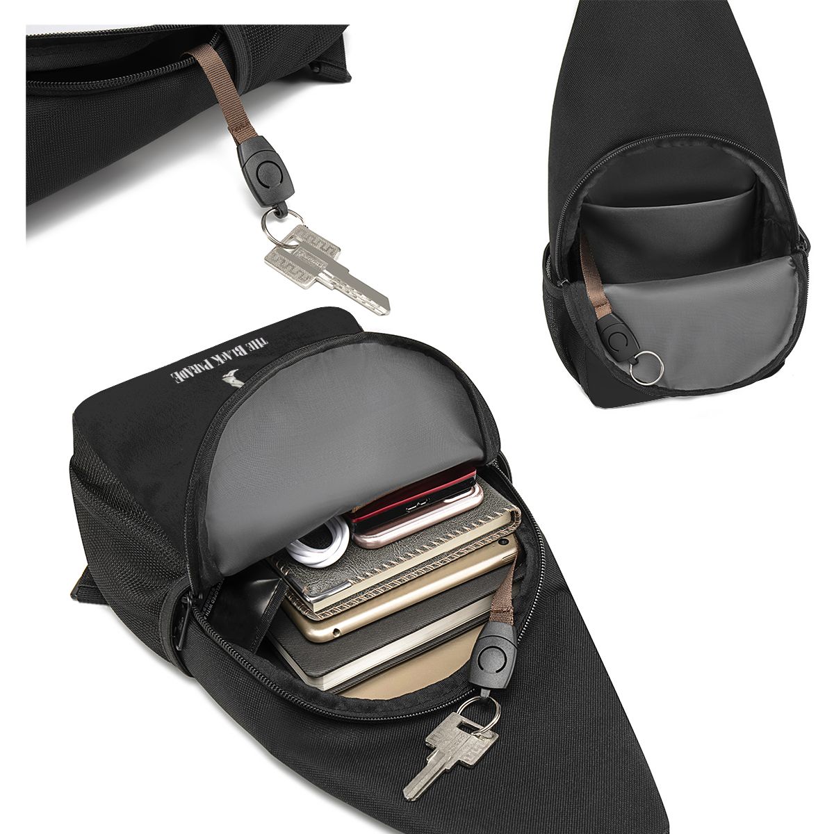 Rock MCR My Chemical Romance B - Sling Backpack Shoulder avaliação e preço