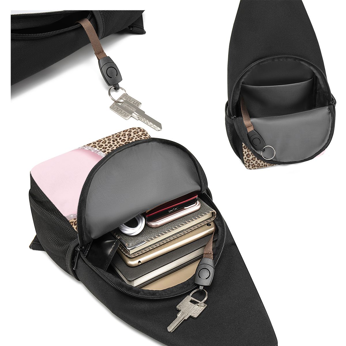 Bolsa de peito clássica Juicy  - Sling Backpack Shoulder avaliação e preço