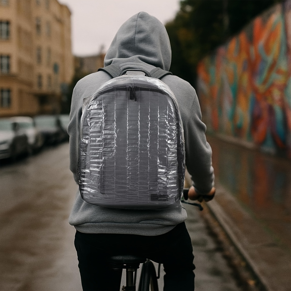 Capa de chuva elástica descart - Rain Cover Backpack avaliação e preço