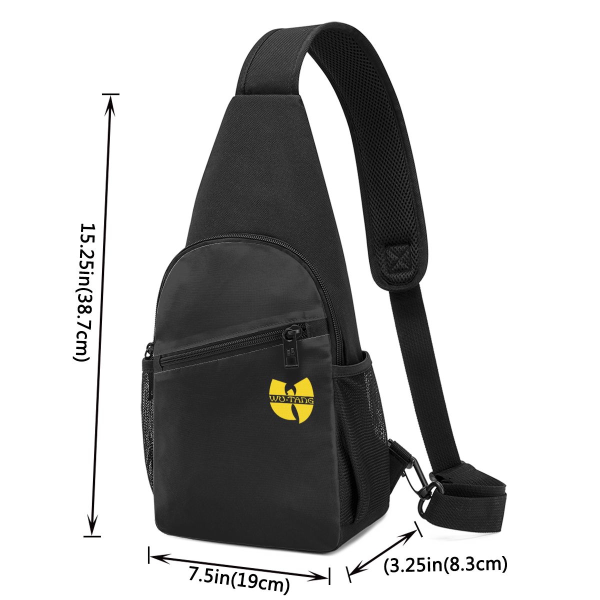 Bolsa de peito com estampa Wu  - Sling Backpack Shoulder avaliação e preço