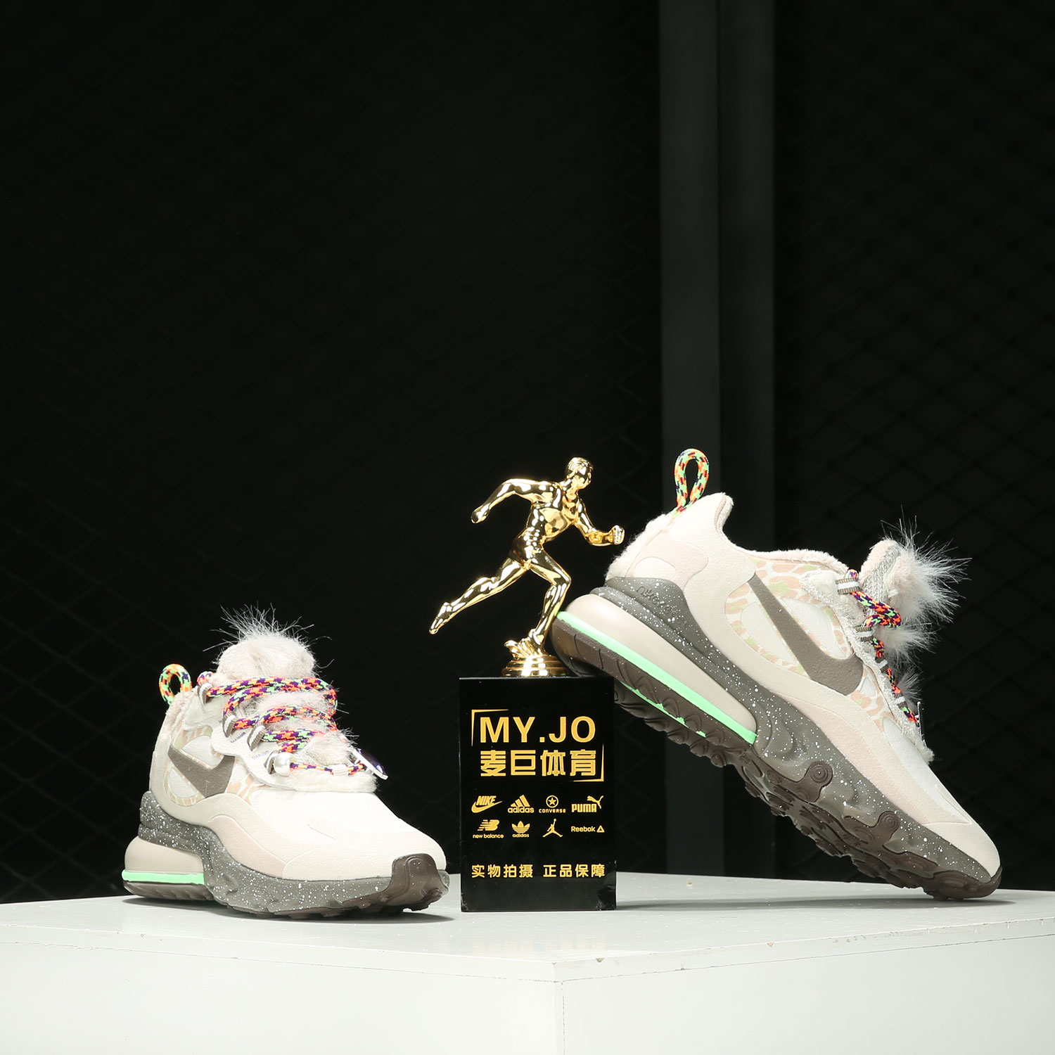 Nike genuíno AIR MAX 270 REACT - Nike Shoes Air Max 270 avaliação e preço