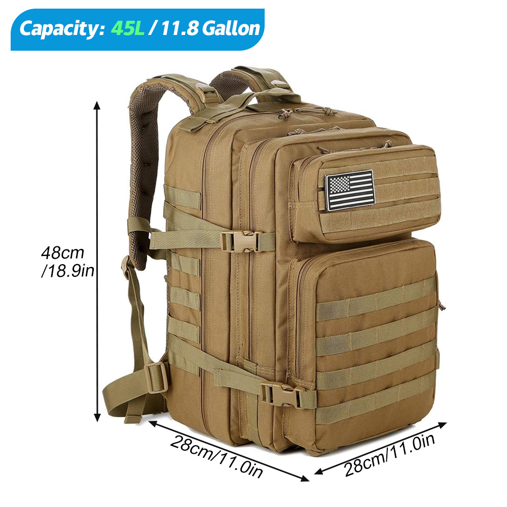 Mochila tática de 45l para hom - Urban Backpack Tactical avaliação e preço