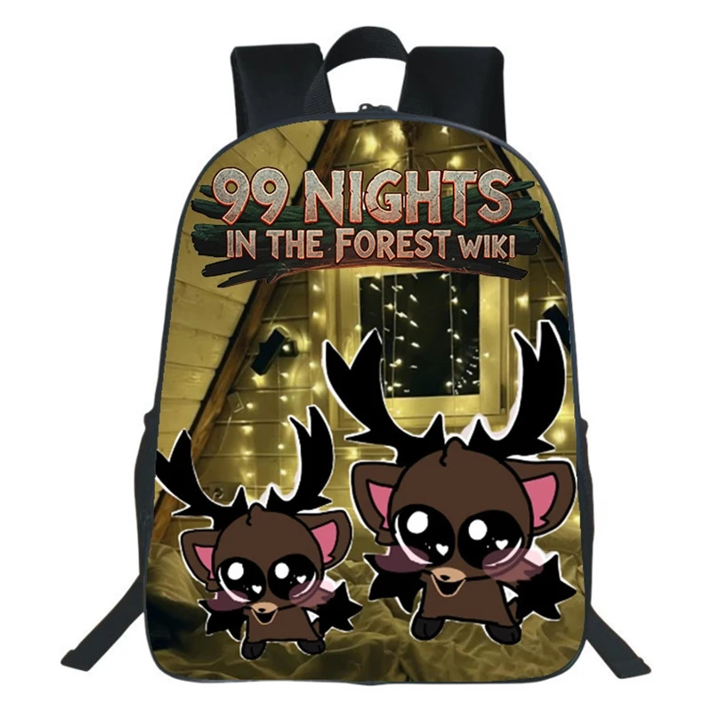 99 noites na floresta jogo moc - School Backpack Teen avaliação e preço